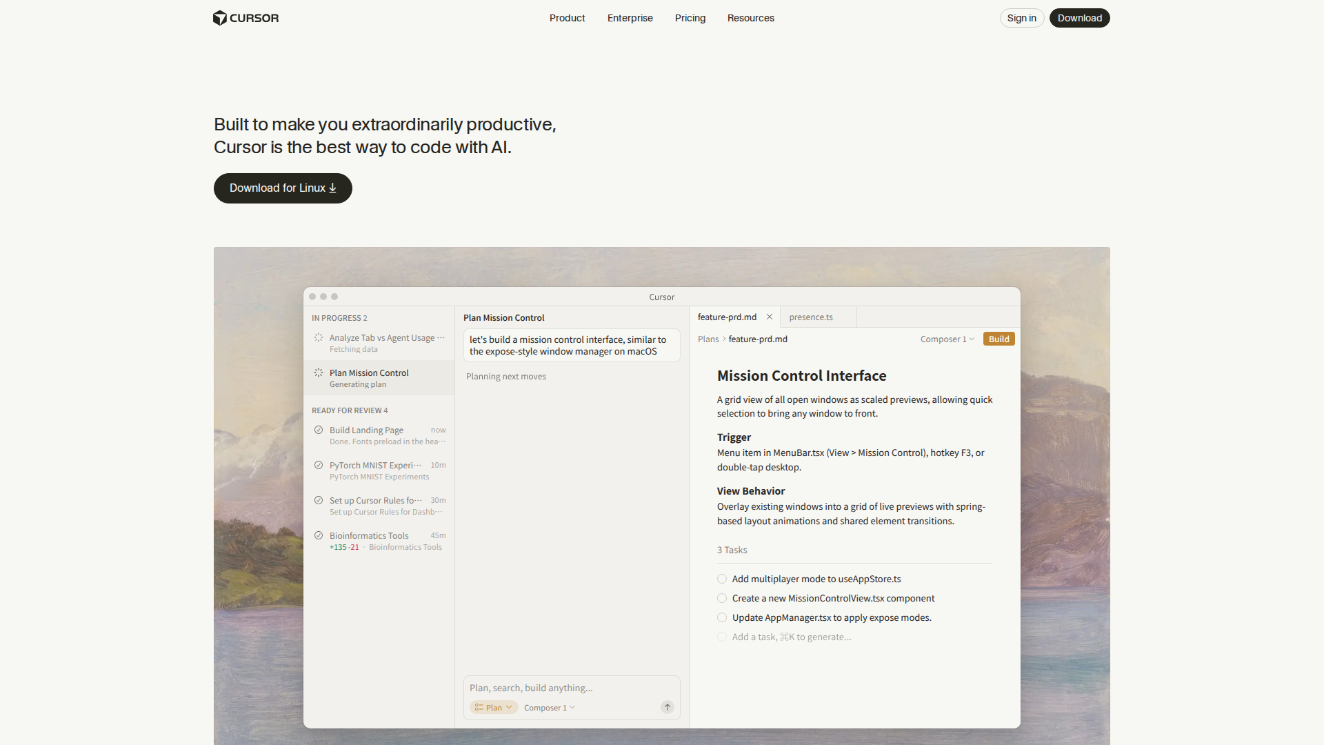 Cursor Features Overview
